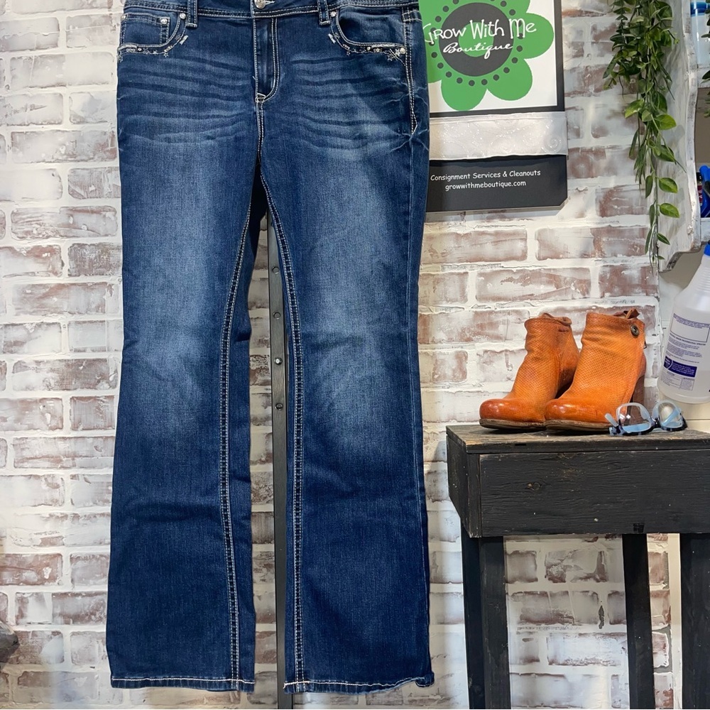 Grace Dark Blue Boot Cut Jeans size 34